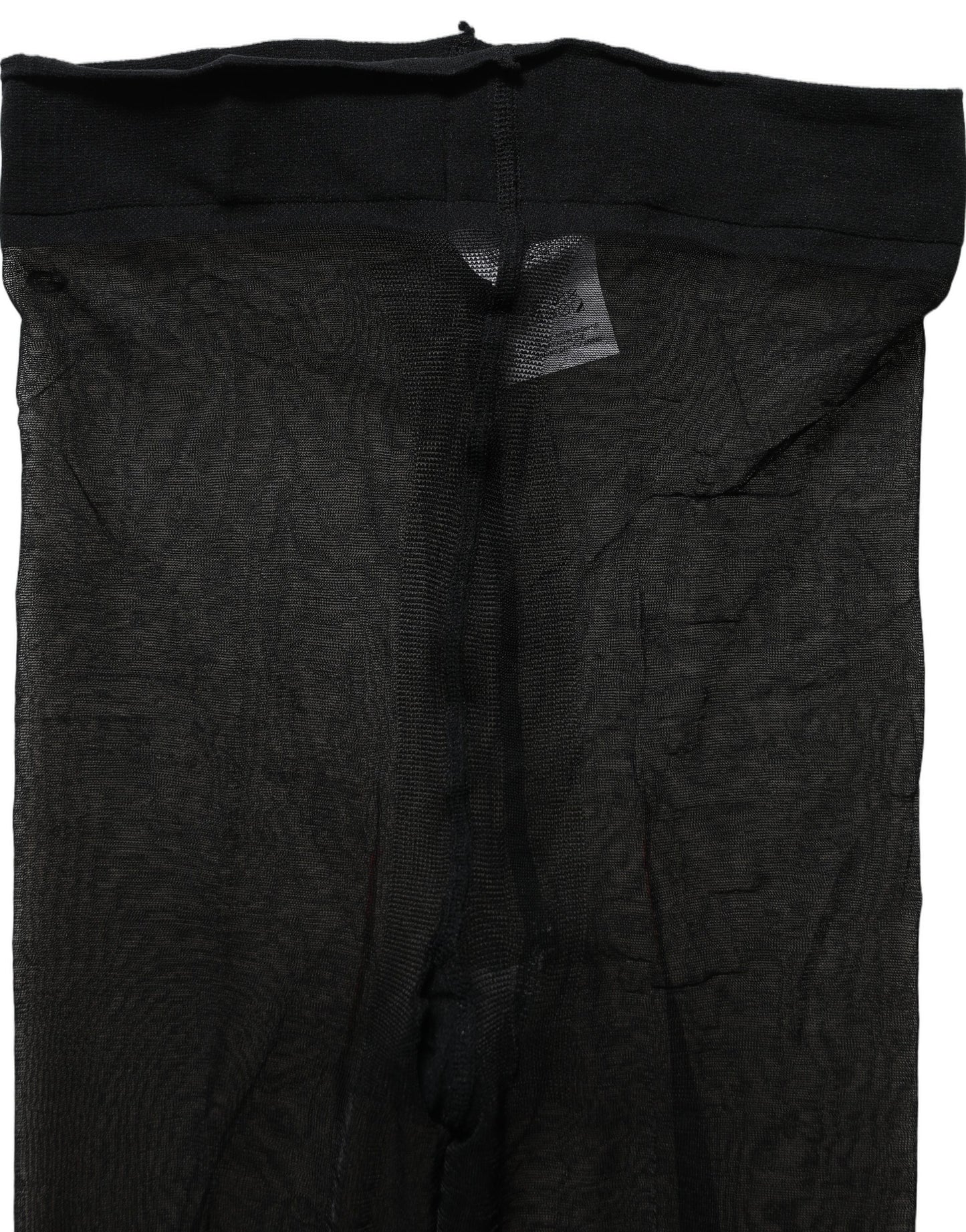 Dolce & Gabbana Black Nylon Tights Stocking Pantyhose Socks