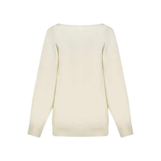 Guess Jeans White Viscose Sweatshirt
