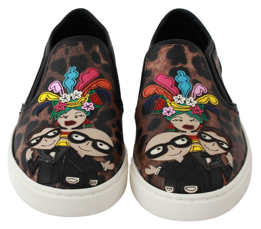 Mocassini Dolce & Gabbana in pelle leopardata #dgfamily