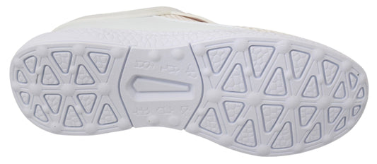 Scarpe da ginnastica bianche e rosa in poliestere Becky di Philipp Plein