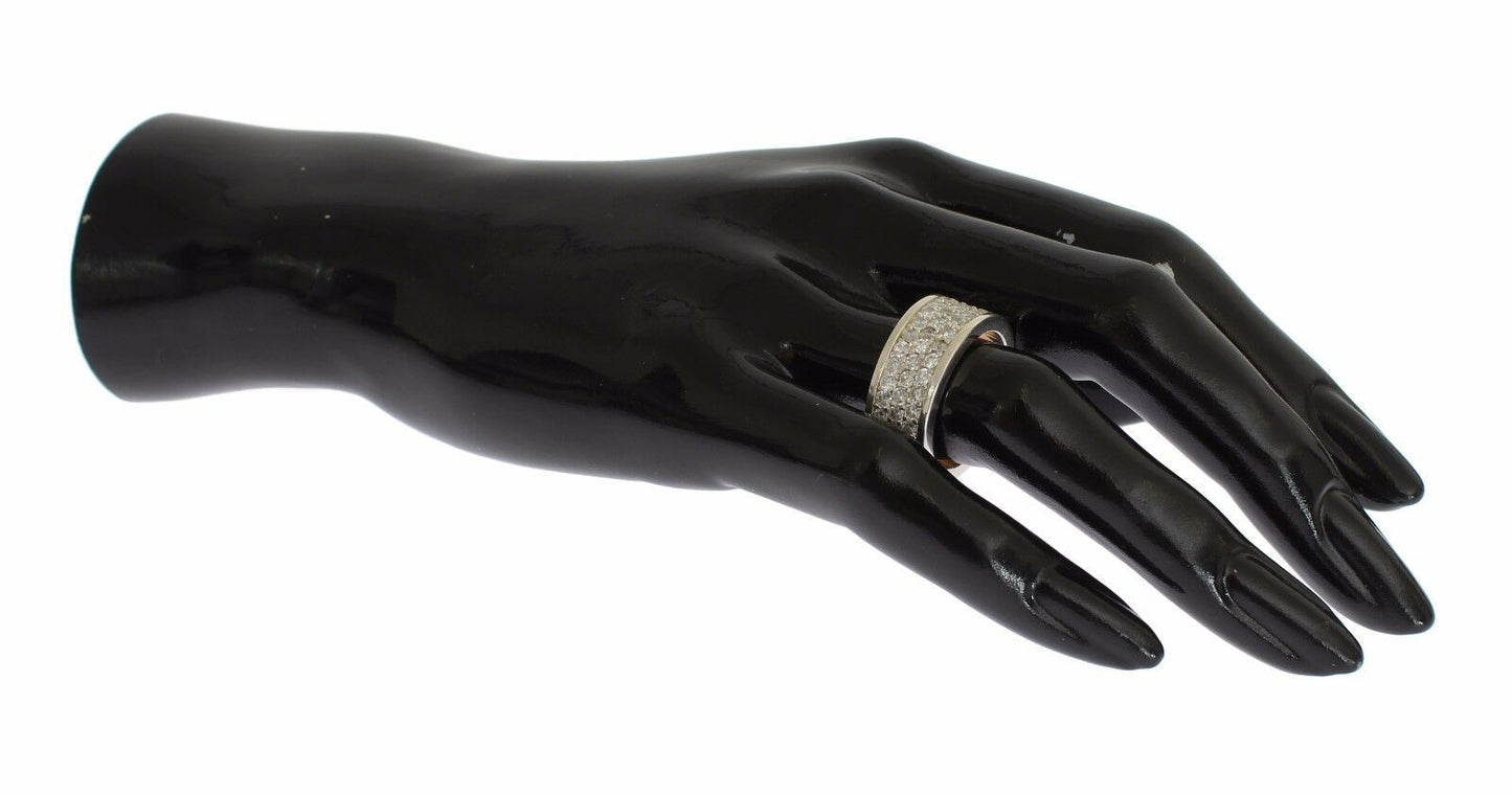 Anello da donna in argento Nialaya con zirconi cubici e argento sterling 925