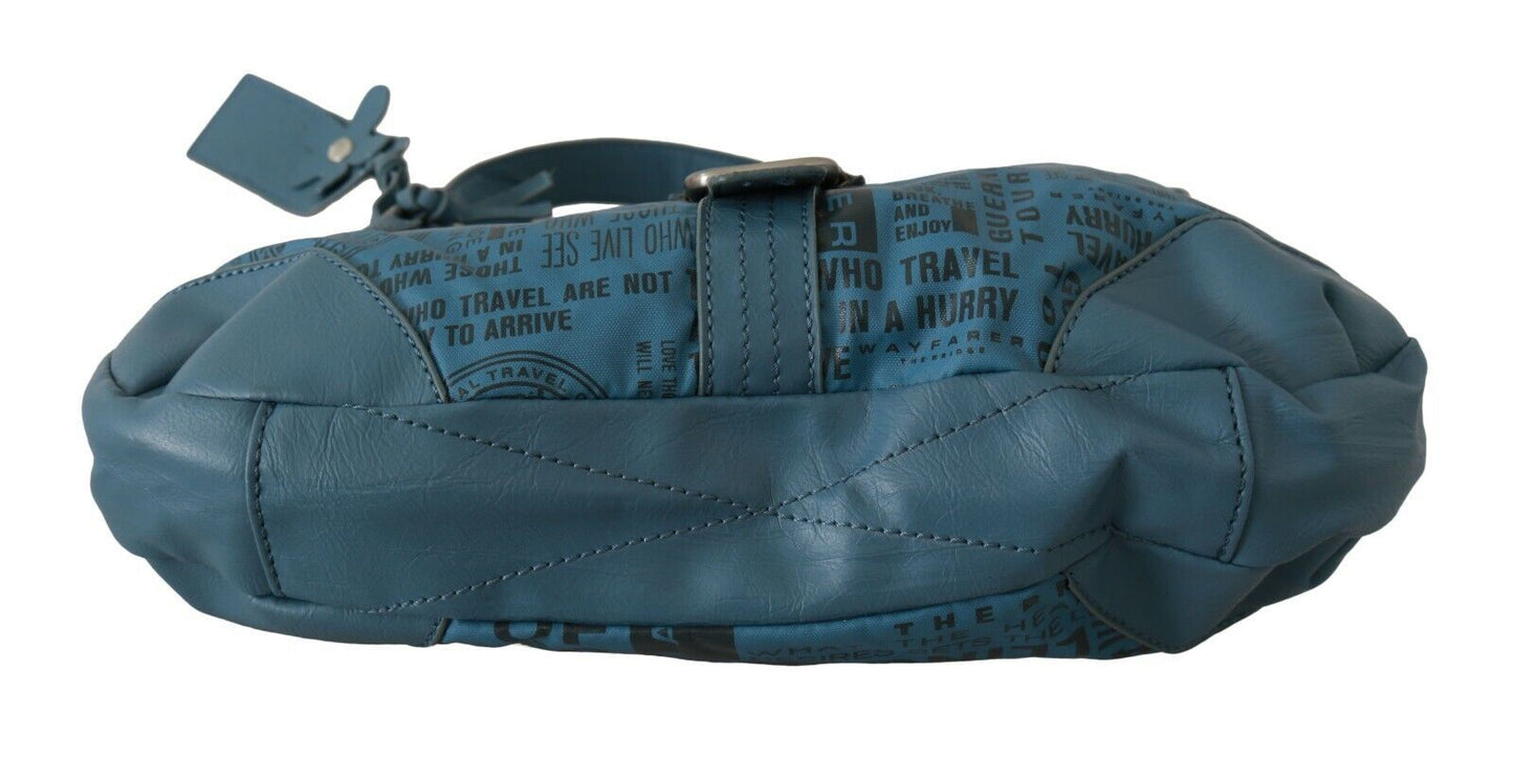 Borsa a spalla WAYFARER stampata da donna blu
