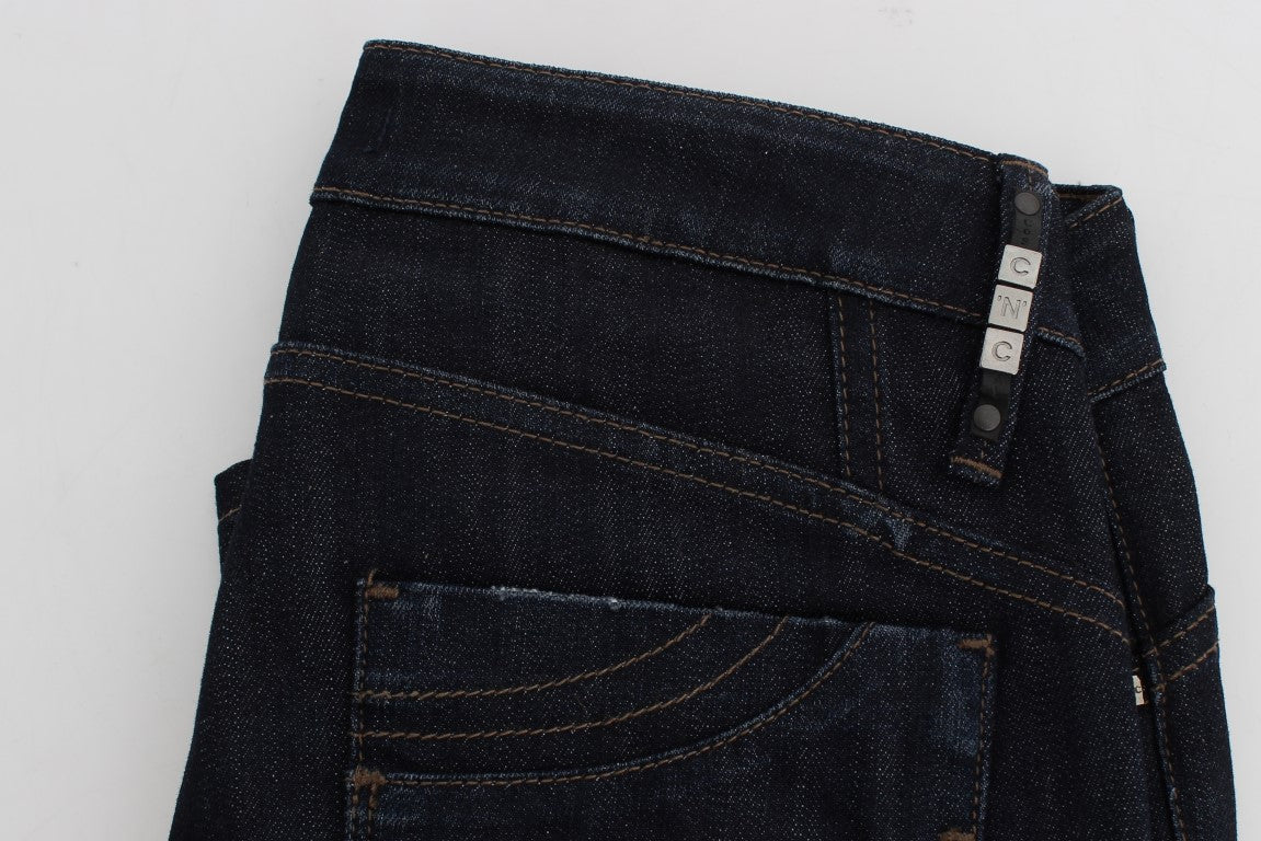 Jeans slim fit elasticizzati in cotone blu Costume National
