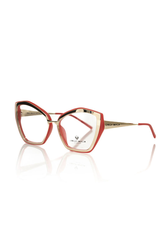 Montatura da donna Frankie Morello in acetato rosso