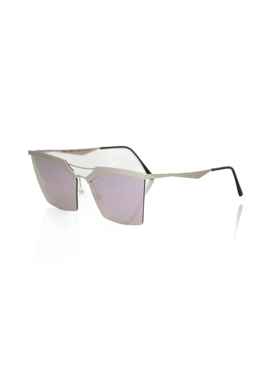 Occhiali da sole da donna Frankie Morello color argento metallizzato