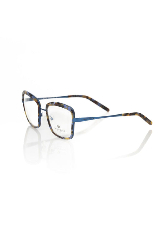 Montatura per occhiali da donna Frankie Morello blu metallizzato