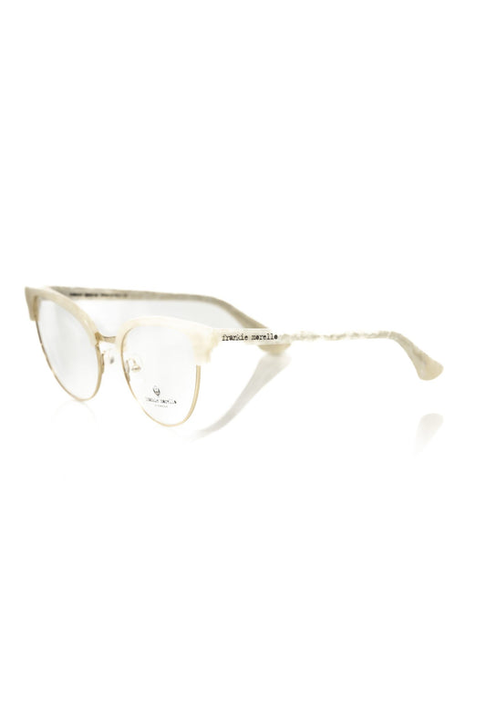 Montatura da donna Frankie Morello White Metallic