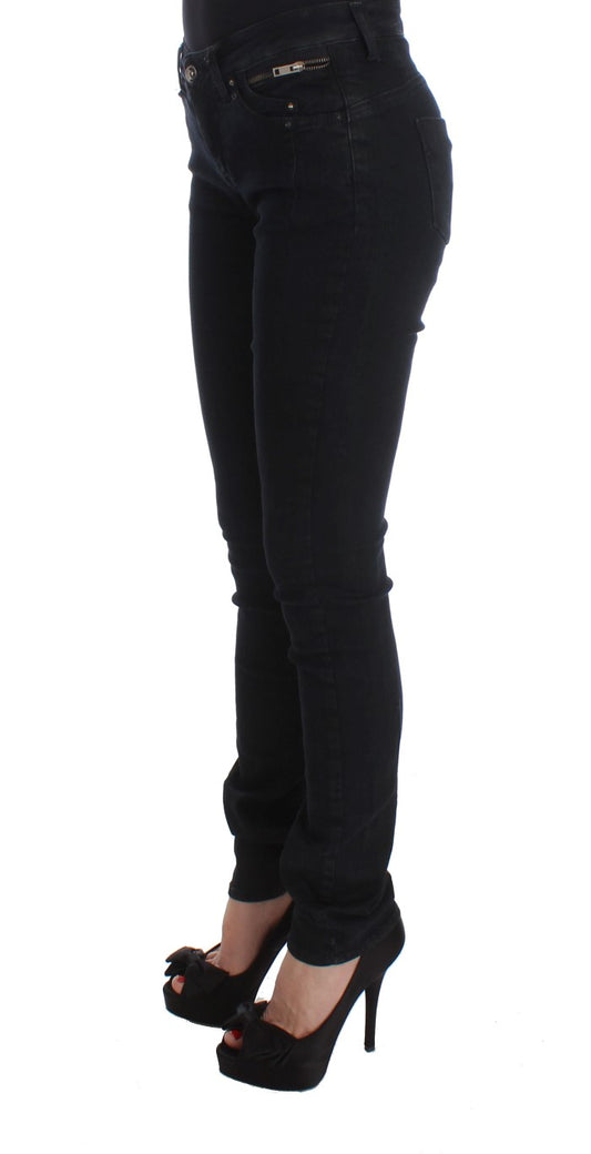 Jeans slim fit in cotone nero Costume National