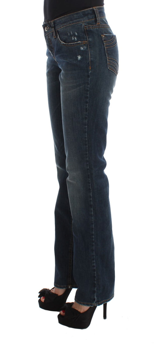 Jeans bootcut in misto cotone blu Costume National