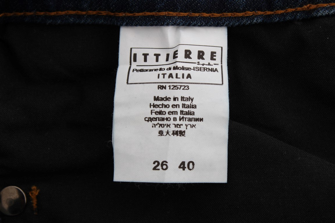 Jeans bootcut in misto cotone blu Costume National