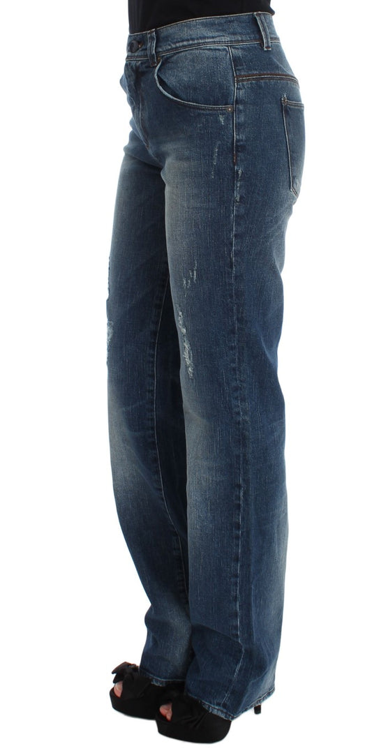 Jeans slim fit in misto cotone lavaggio blu Ermanno Scervino