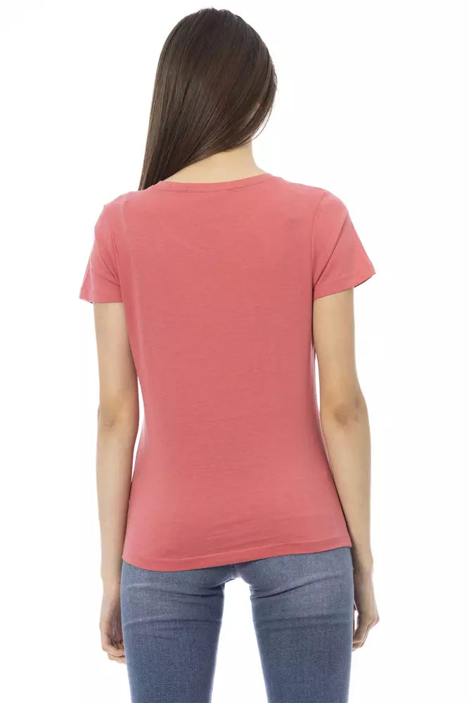 Top da donna in cotone multicolore Trussardi Action