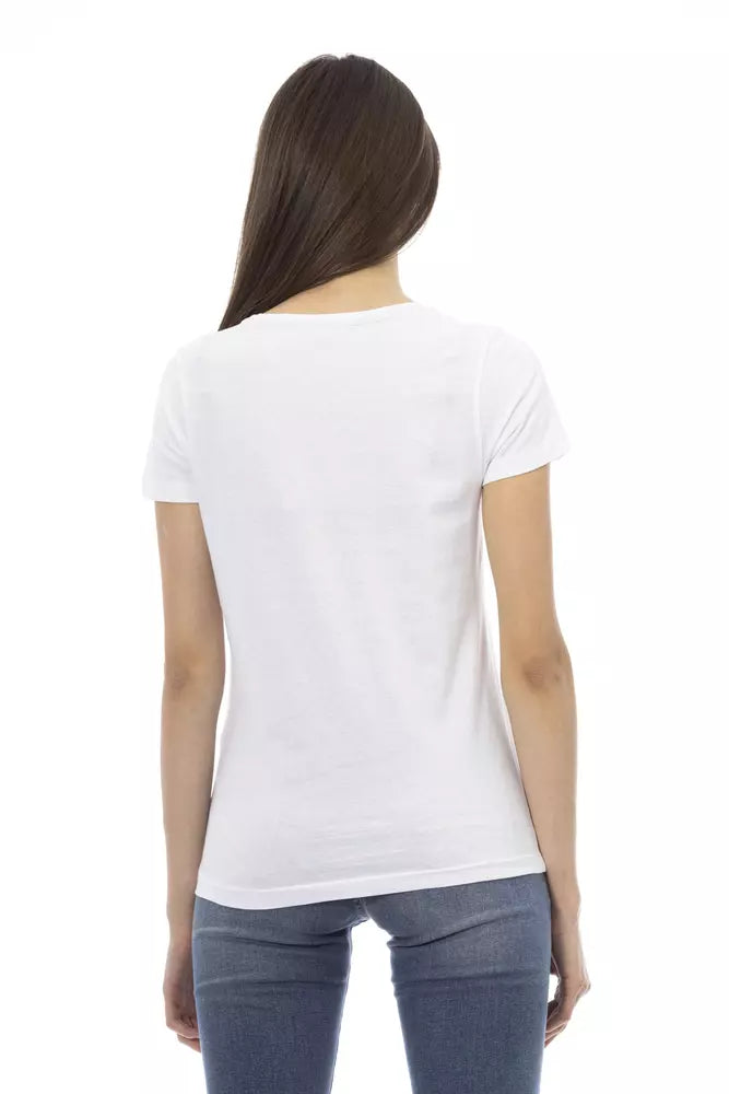 T-shirt Trussardi Action in cotone bianco