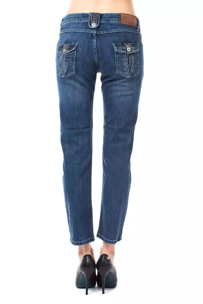 Jeans da donna in cotone azzurro Ungaro Fever