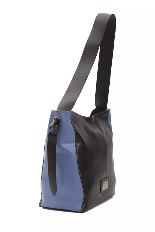Borsa a tracolla da donna in pelle nera Pompei Donatella