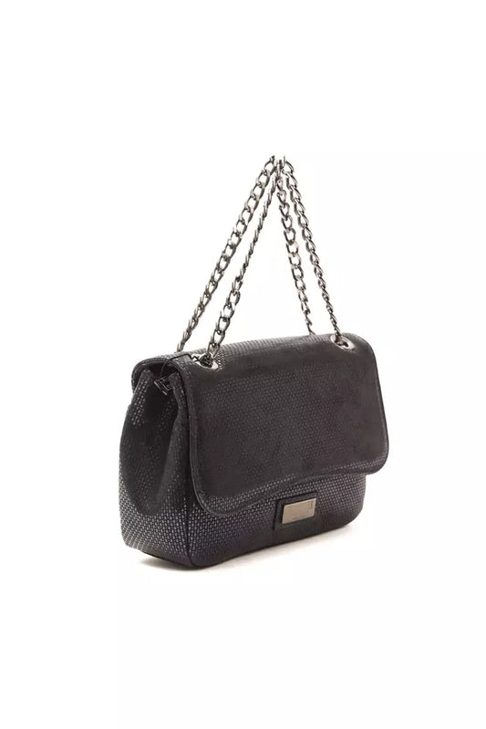 Borsa a tracolla da donna in pelle blu Donatella Pompei