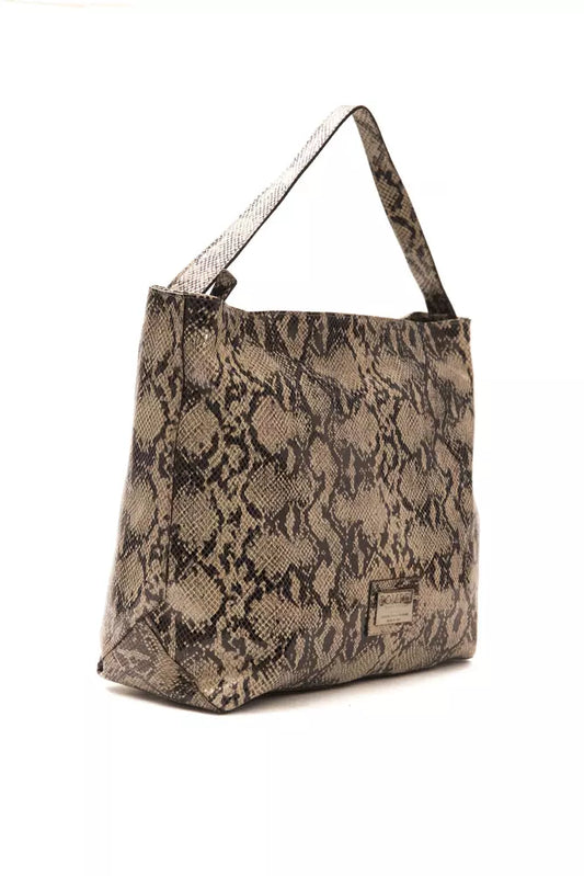 Borsa a tracolla da donna in pelle marrone Pompei Donatella