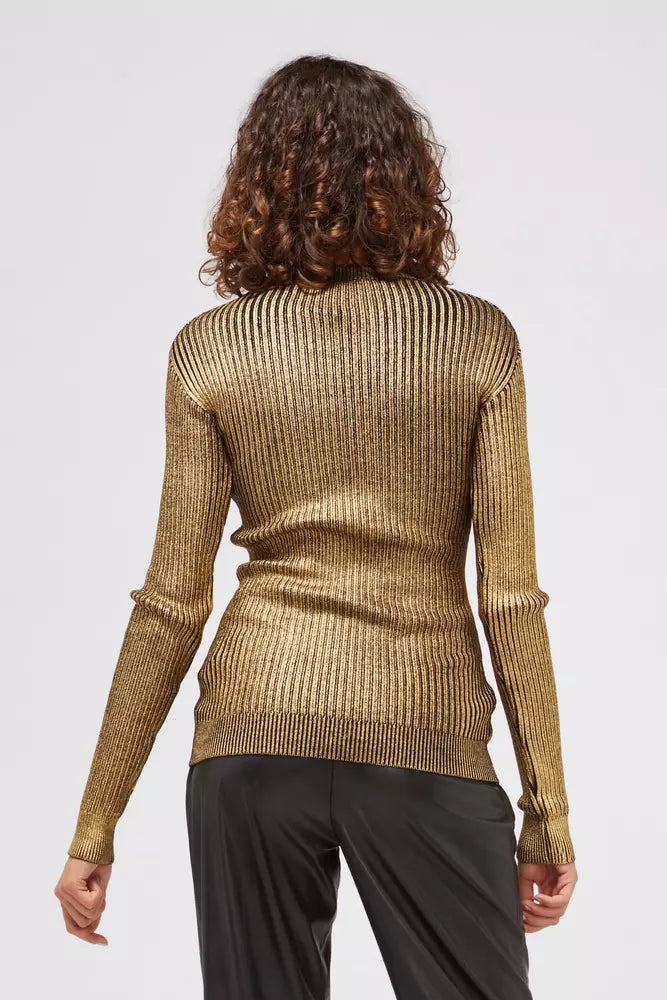 Maglione da donna in lana dorata Custo Barcelona