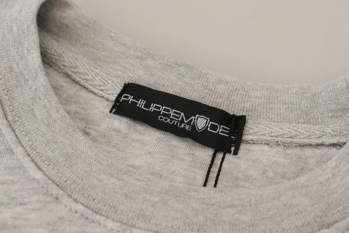 Maglione pullover a maniche lunghe stampato grigio Philippe Model