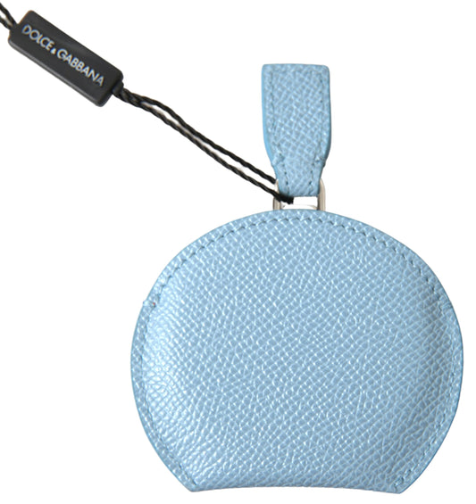 Portaspecchietto in pelle di vitello azzurro Dolce & Gabbana