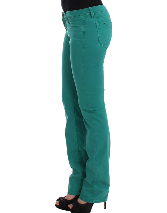 Jeans a gamba dritta verdi Costume National