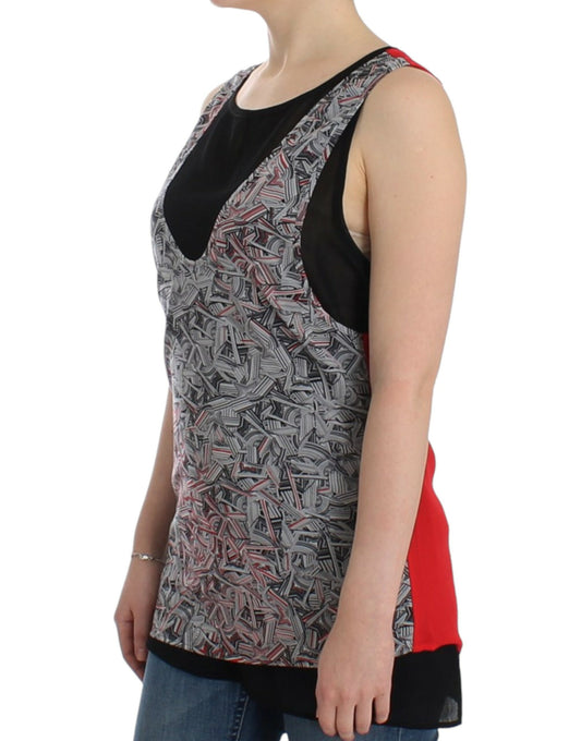 Top senza maniche nero Costume National