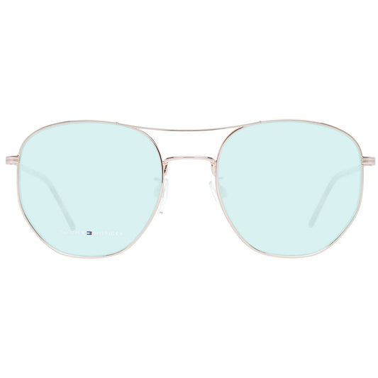 Occhiali da sole Tommy Hilfiger in metallo oro rosa