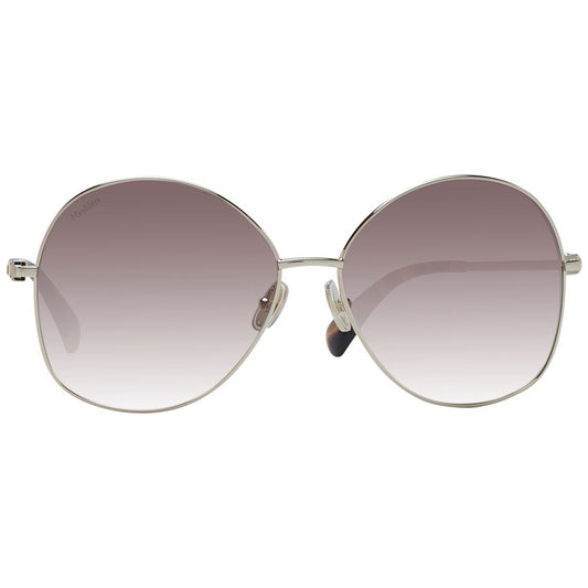 Occhiali da sole Max Mara in metallo dorato