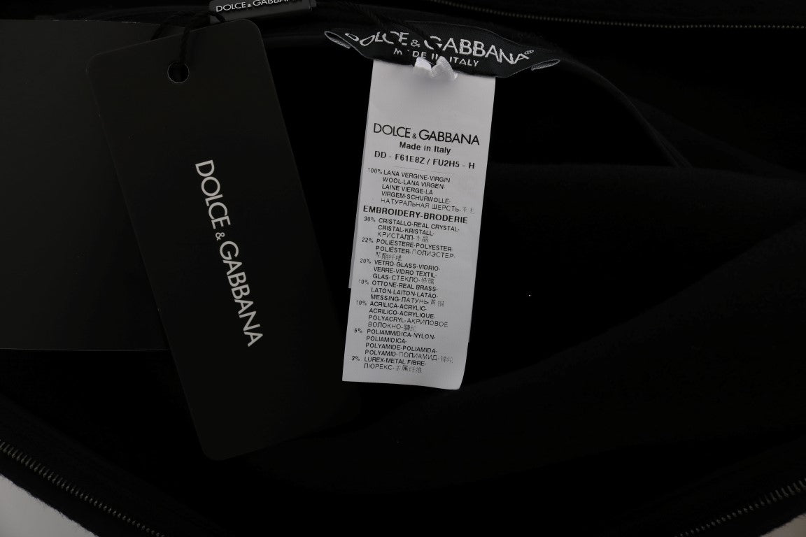 Dolce & Gabbana Abito nero in cristallo I AM A PRINCESS