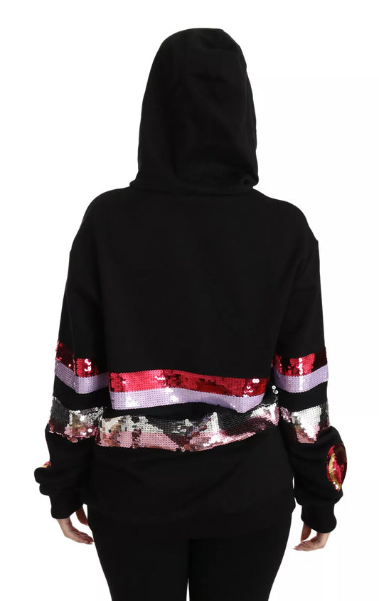 Dolce & Gabbana DG Maglione con cappuccio e paillettes