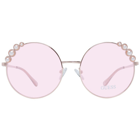 Occhiali da sole Guss in metallo oro rosa
