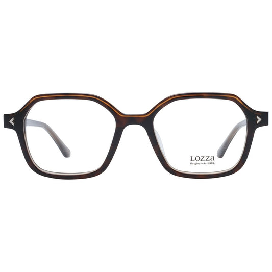 Occhiali da vista Lozza in acetato e plastica marrone (montature)