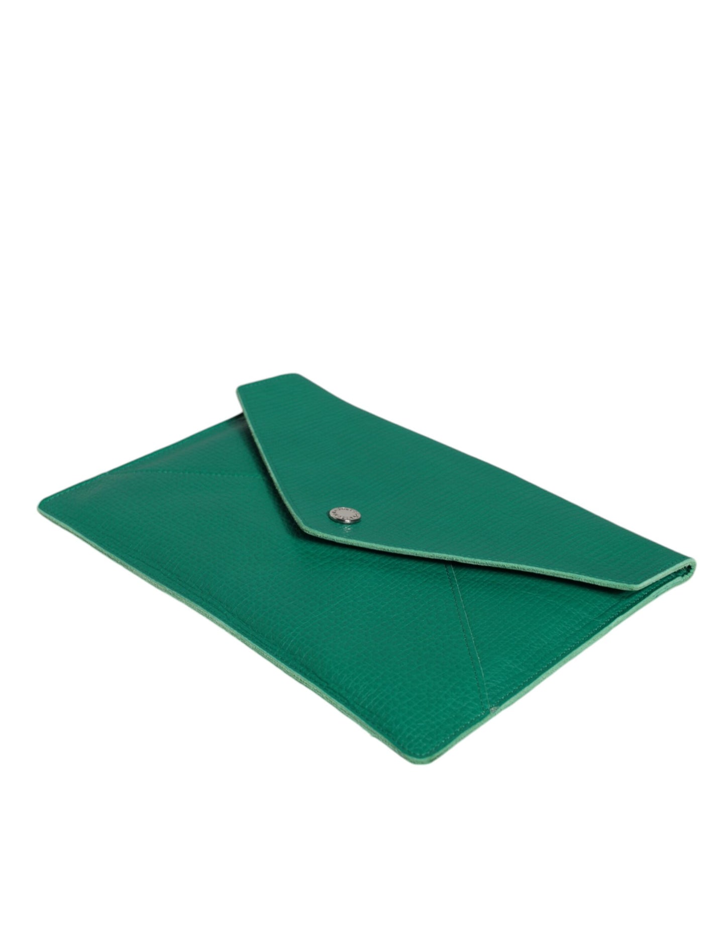 Borsa a mano Dolce & Gabbana in pelle verde, pochette, mini borsa, custodia per tablet