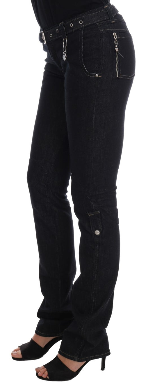 Jeans slim fit elasticizzati in cotone blu Costume National