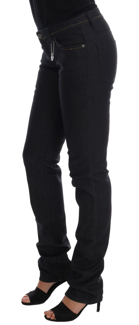 Jeans slim fit elasticizzati in cotone blu Costume National