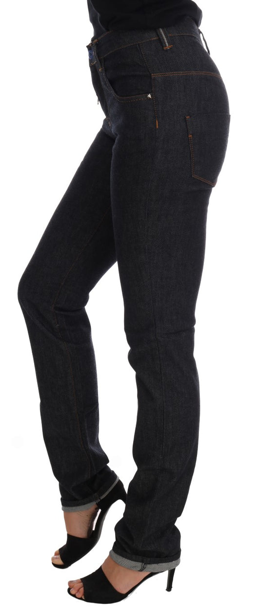 Jeans slim fit elasticizzati in cotone blu Costume National