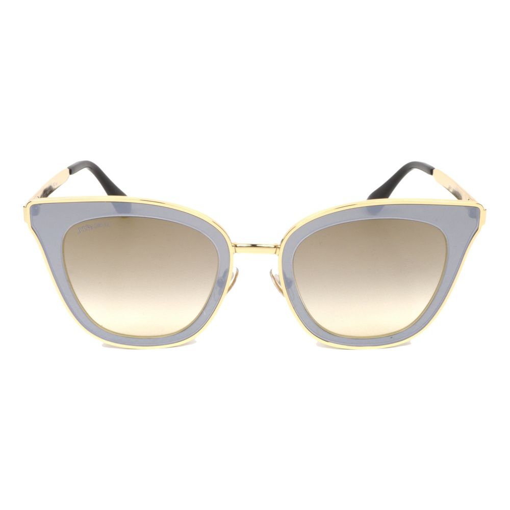 Occhiali da sole Jimmy Choo in metallo dorato