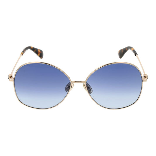 Occhiali da sole Max Mara in metallo dorato