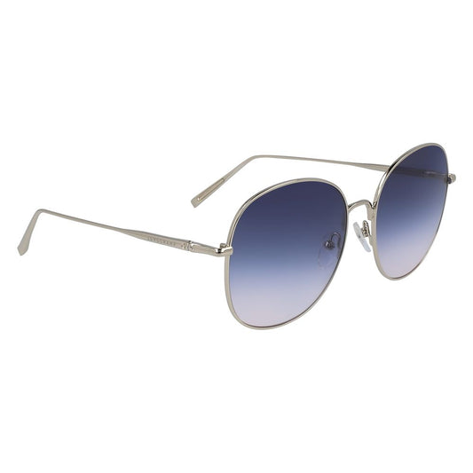 Occhiali da sole Longchamp in metallo dorato