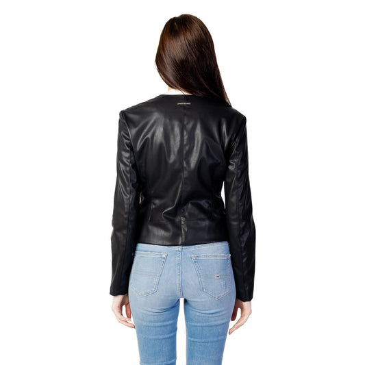 Giacca in pelle nera Armani Exchange