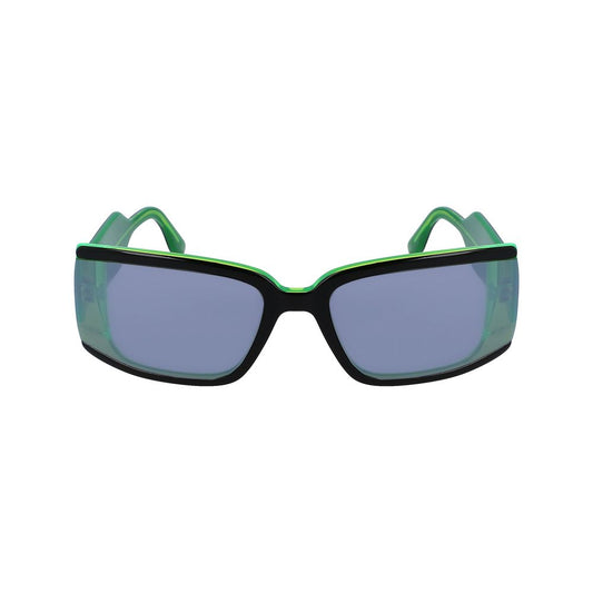 Occhiali da sole in acetato nero Karl Lagerfeld