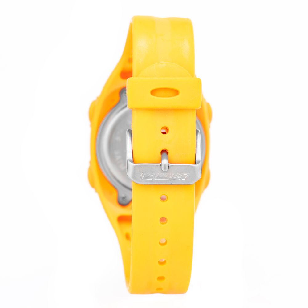 Orologio digitale Chronotech in gomma arancione