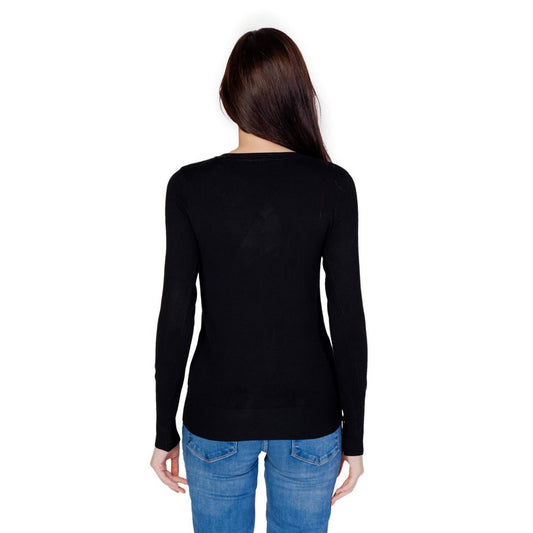 Felpa in cotone nero Guss