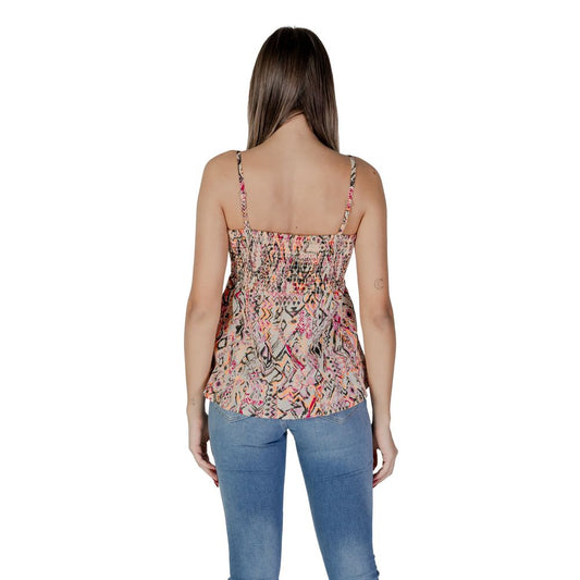 Top in cotone multicolore B.Young