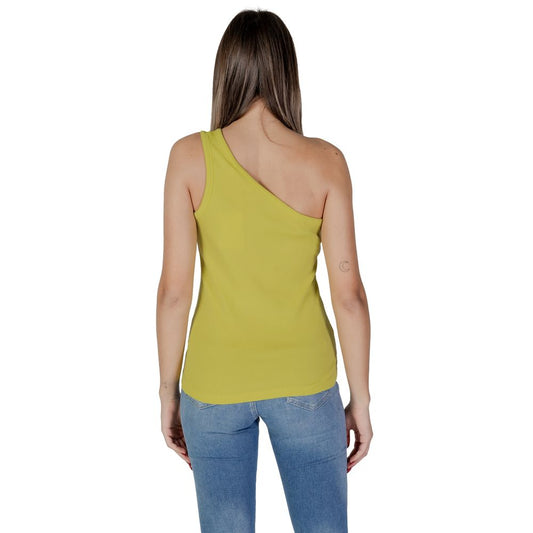 B.Young Top in cotone giallo