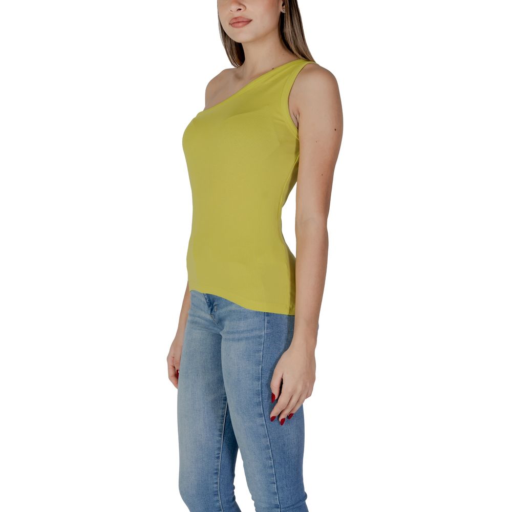 B.Young Top in cotone giallo
