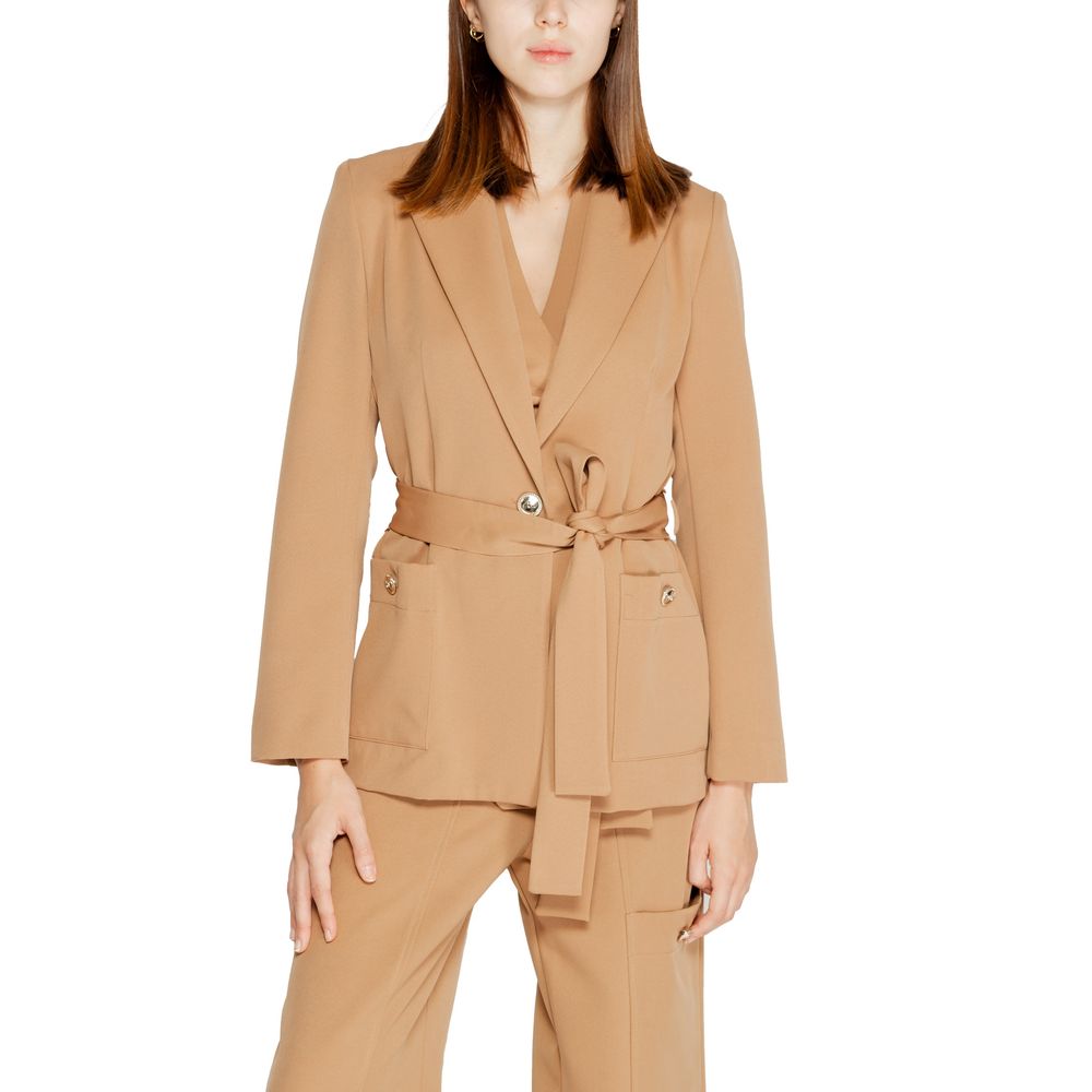 Rinascimento Blazer Beige In Poliestere