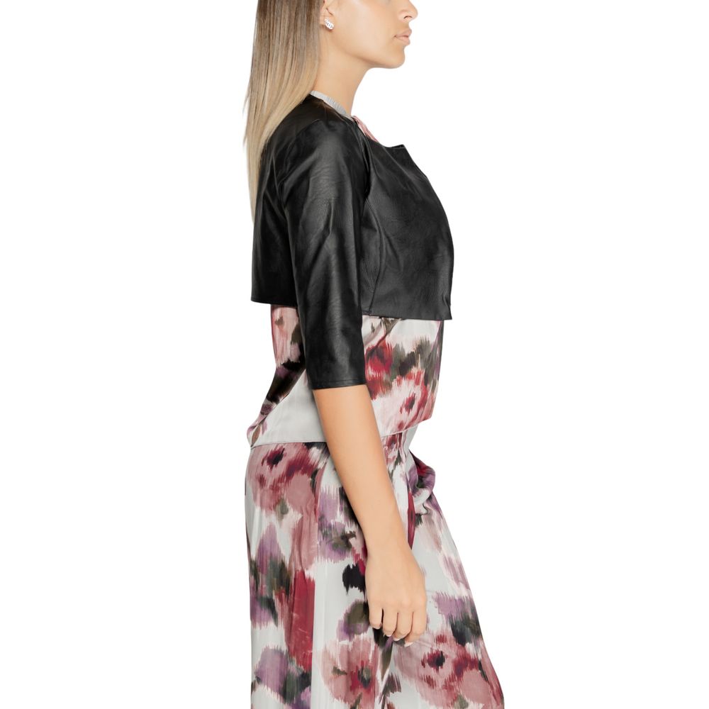 Cardigan in polietilene nero Rinascimento