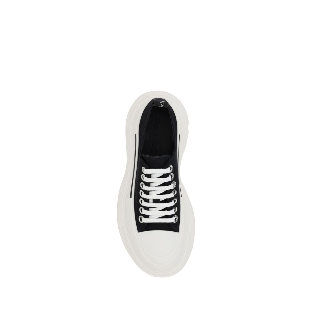 Sneakers alte in gomma nera Alexander McQueen