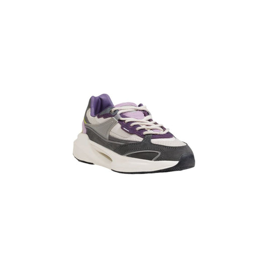 Sneakers DATE in tessuto grigio con suola spessa